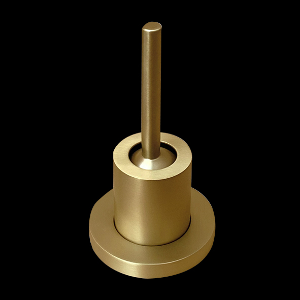 Brushed Gold Joystick Table Mounted Deusch Mixer – Aquant India
